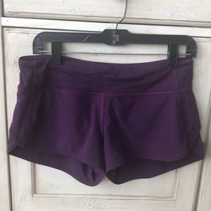 Lulu lemon speed shorts